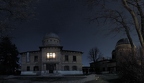 Die Kuffner-Sternwarte im Winter-Mondlicht