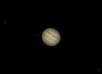 Jupiter und die Monde Callisto, Europa und Io