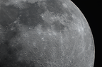 Der Mond mit dem großen Refraktor am 12.03.2022